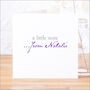 Single Or Pack Of Personalised 'Little Note' Cards D1, thumbnail 1 of 5