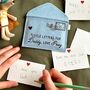 Personalised Little Letters For Daddy Reusable Envelope And Cards, thumbnail 1 of 10