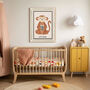 'Let's Read' Monkey Nursery Art Print, thumbnail 2 of 3