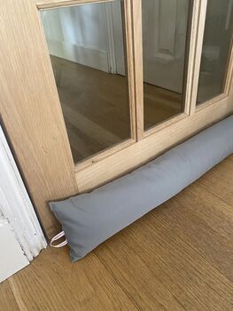 Grey Waterproof Orla Draught Excluder Cushion, 6 of 6