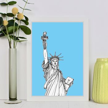 Statue Of Liberty Print, 3 of 8