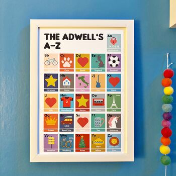 Personalised A To Z Of Us, 6 of 9
