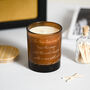 Personalised Your Quote Amber Glass Candle, thumbnail 2 of 4