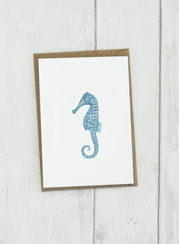 Seahorse Greetings Card, 3 of 3