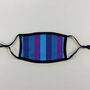Personalised Striped Face Mask, thumbnail 1 of 6