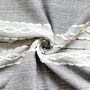 Blue Gray Cotton Linen Rectangular Table Cloth, thumbnail 6 of 7