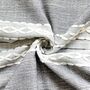 Blue Gray Cotton Linen Rectangular Table Cloth, thumbnail 5 of 7