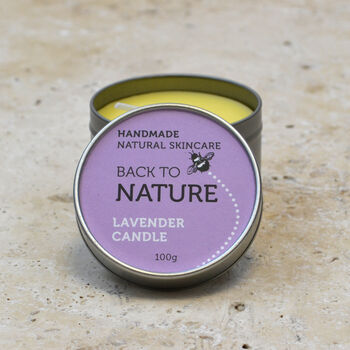 Lavender Natural Aromatherapy Candle, 2 of 5