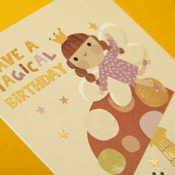 Magical Fairy Children's Birthday Card, 2 of 2