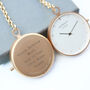 Modern Pocket Watch Swiss Movement In Rose Gold, thumbnail 1 of 6