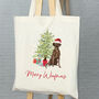 Labrador Christmas Tote Bag, thumbnail 3 of 7
