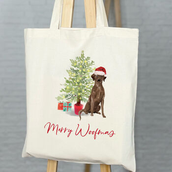 Labrador Christmas Tote Bag, 3 of 7