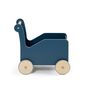 Nordic Blue Wooden Baby Walker, thumbnail 2 of 4