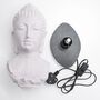 Glowing Buddha Head Lamp With Stand, thumbnail 6 of 9
