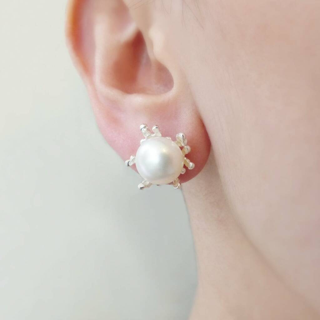 Large Pearl Studs, 1 of 5