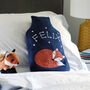 Fox Personalised Cushion And Hot Water Bottle Gift Set, thumbnail 4 of 6