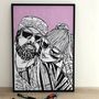 Personalised Hand Drawn 'Couple' Portrait, thumbnail 1 of 6
