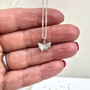 Sterling Silver Dainty Butterfly Necklace, thumbnail 1 of 8