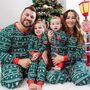 Christmas Pyjamas Family Matching Green, thumbnail 1 of 11