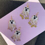 Handmade Halloween Ghost Earrings, thumbnail 6 of 11