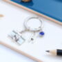 Personalised Camera Keyring Photographer Gift. Travel Keyring, thumbnail 6 of 9