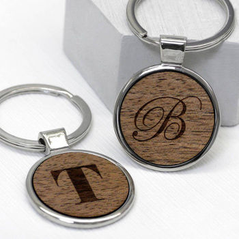 Personalised Initial Keyring By Maria Allen Boutique