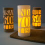 Personalised 100th Birthday Lantern Centrepiece, thumbnail 7 of 9