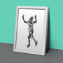 Black And White Football Prints, thumbnail 2 of 4