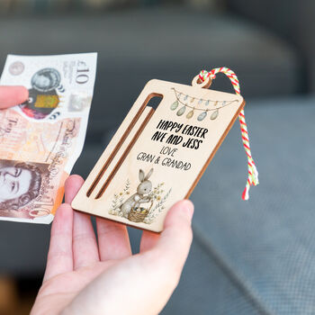 Personalised Money Holder Easter Gift, 3 of 5