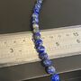 Mens Bracelet, Lapis Lazuli Blue Bracelet For Men, thumbnail 5 of 8