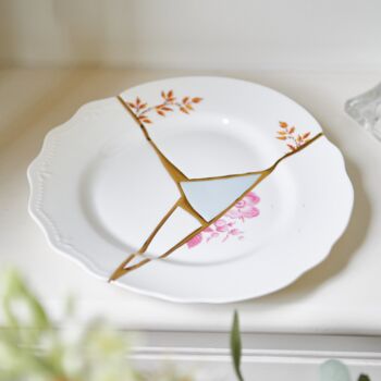 24 Carat Gold Kintsugi Side Plate, 2 of 5