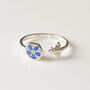 Forget Me Not Bee Ring, thumbnail 2 of 4