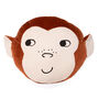 Organic Cotton Monkey Cushion, thumbnail 1 of 1