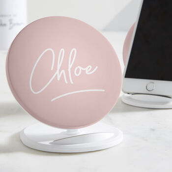 Personalised Signature Wireless Charger, 4 of 5