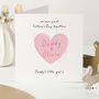 Personalised First Father's Day Card, thumbnail 1 of 5