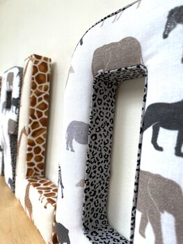 Animal Print Fabric Letters, 4 of 9