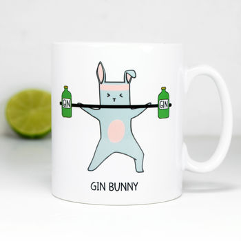 'Gin Bunny' Gin Mug, 5 of 6