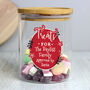 Personalised Christmas Cookie And Sweets Jar, thumbnail 2 of 4