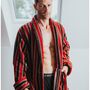 Men's Egyptian Cotton Dressing Gown Ely, thumbnail 7 of 10