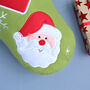 Personalised Green 'Letter to Santa' Christmas Stocking, thumbnail 3 of 3