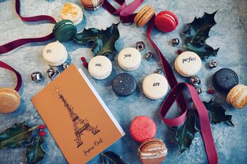 Festive Favourites Message Macaron Gift Box, 3 of 9