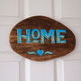 'Home' Hand Painted Wooden Sign, thumbnail 2 of 6