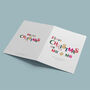 Personalised 'First Year As Mr And Mr' Christmas Card, thumbnail 3 of 4