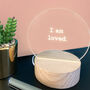 Personalised 'I Am Loved' Mini Desk Lamp, thumbnail 1 of 3