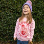 Support The Claus Girls' Christmas Jumper, thumbnail 2 of 4