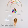 Lion Flying With Balloons Nursery Mobile, thumbnail 6 of 12