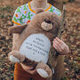 Personalised Quote Any Text Bear Soft Toy, thumbnail 1 of 4