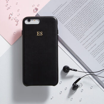 Leather Personalised Phone Case, 4 of 5