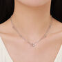 Sterling Silver Little Twinkle Stars Charm Necklace, thumbnail 1 of 12