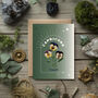 Capricorn Zodiac Flower Card, thumbnail 1 of 4